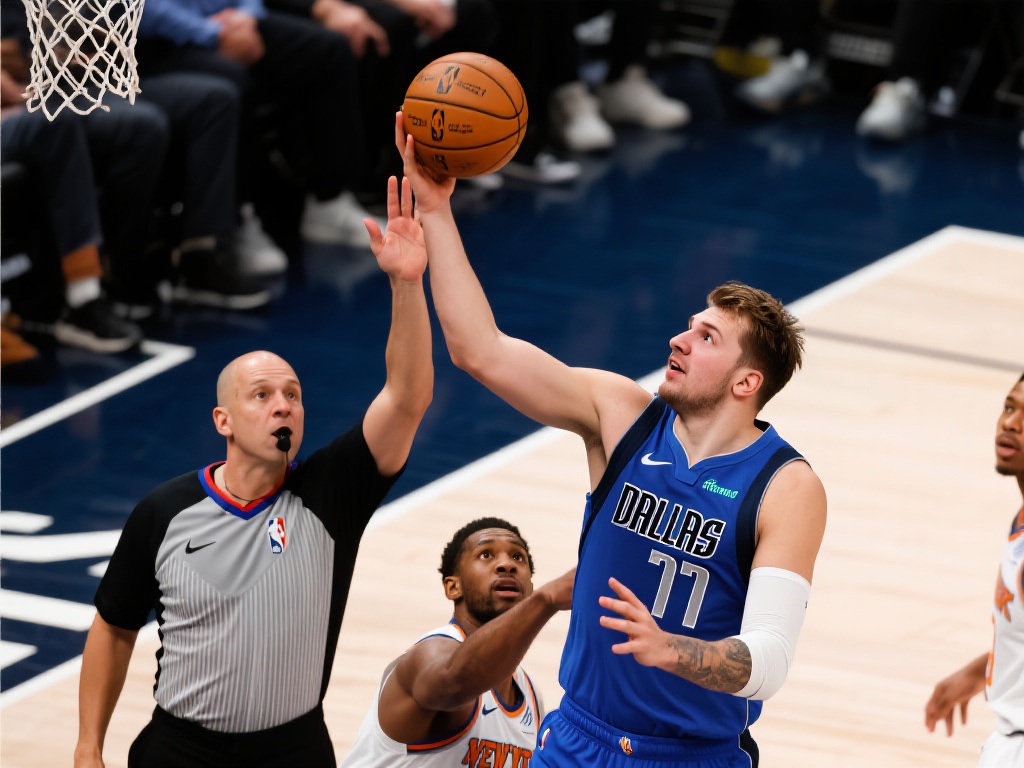 东契奇上篮遭犯规,裁判手势引争议解读 篮球比赛中的犯规判罚一直带有主观性,但裁